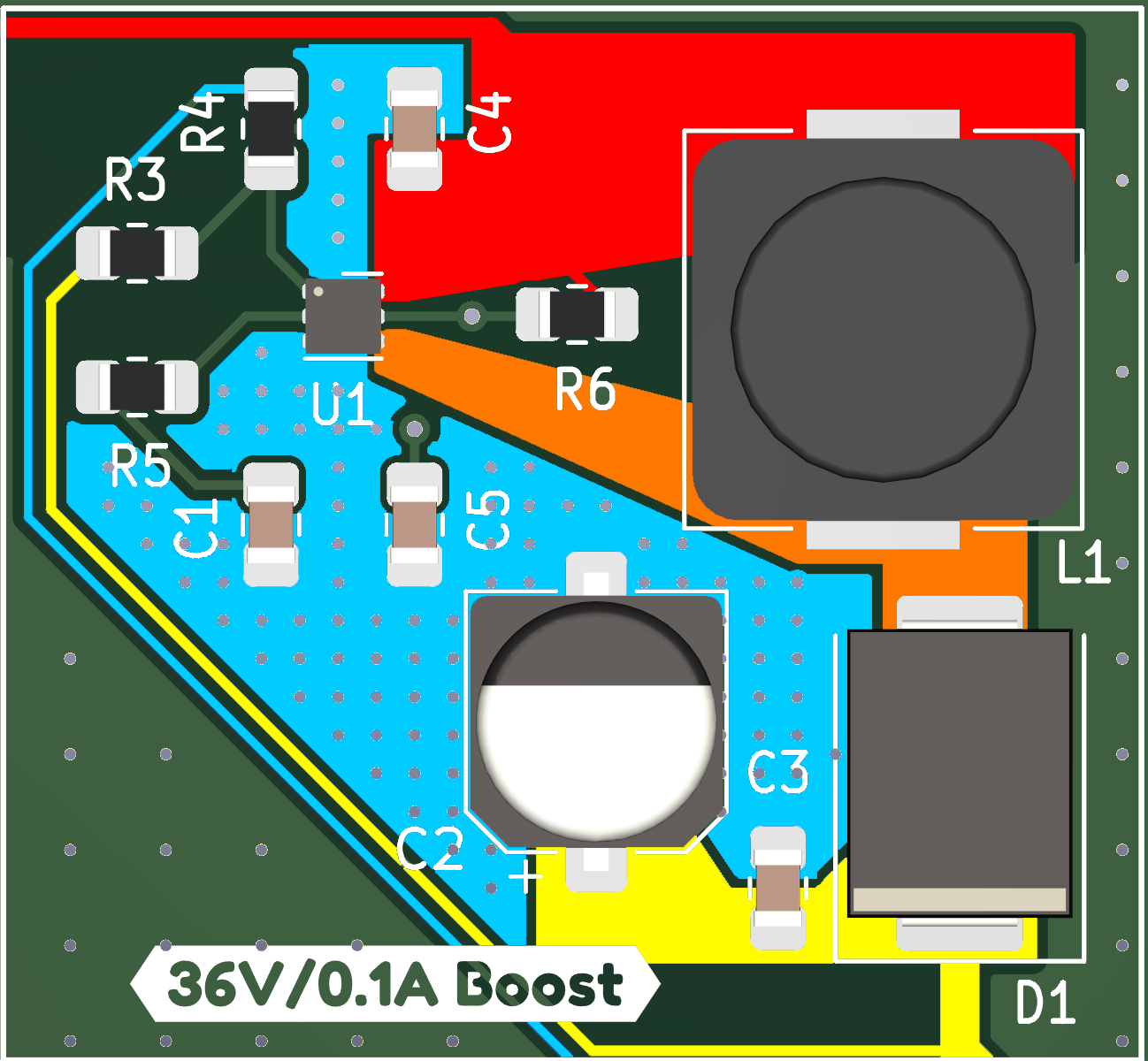 Our Boost Converter Layout