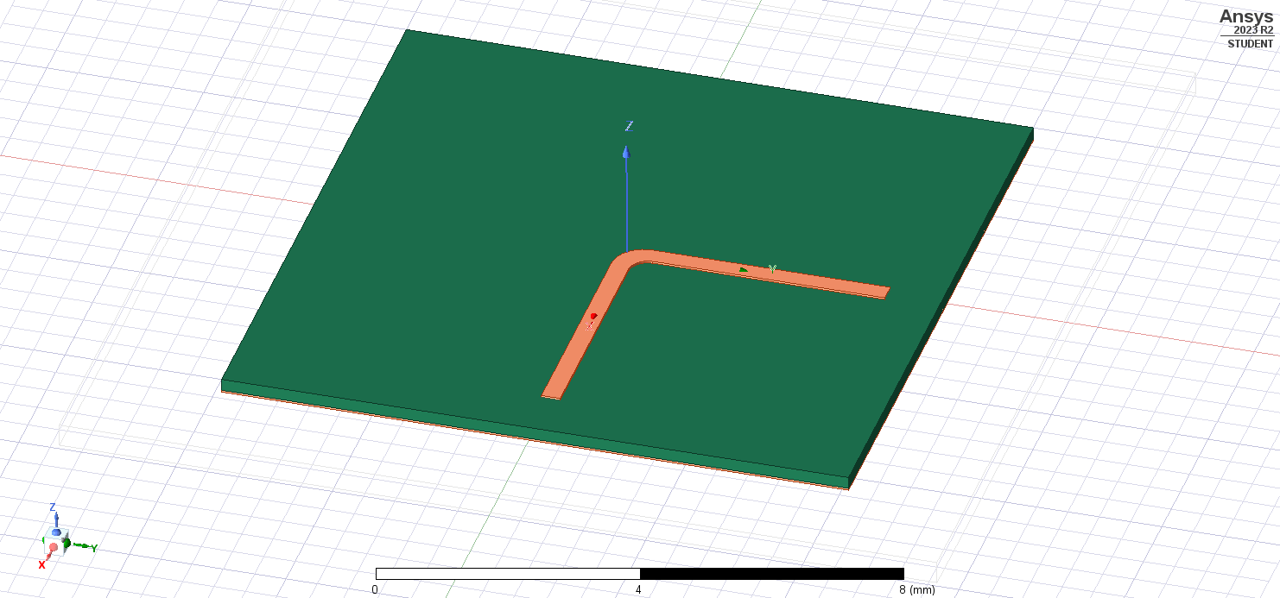 Smooth bent trace