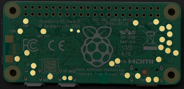 Raspberry Pi Zero Test Points