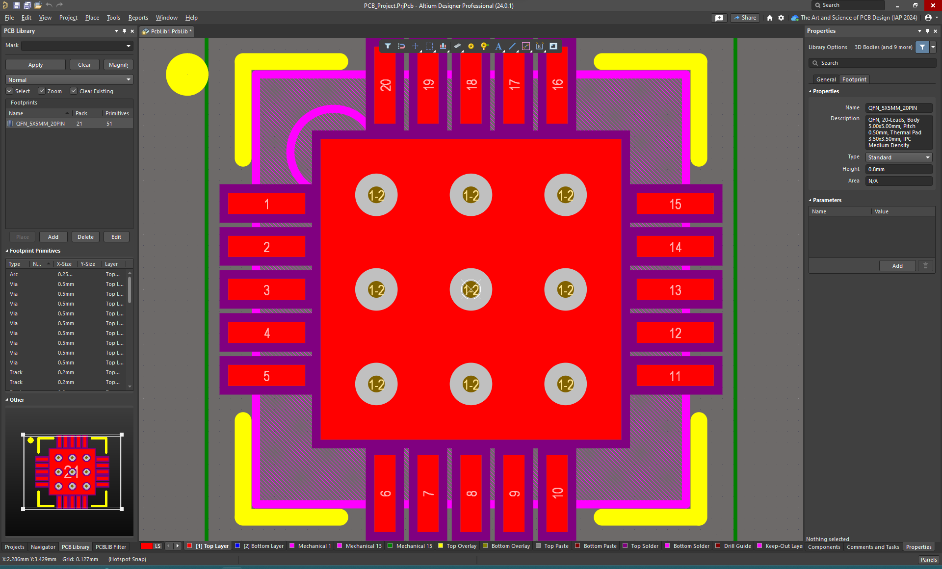 MIT364-4 Footprint