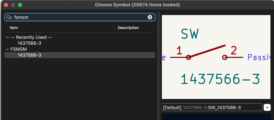 Footprint example