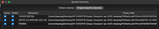 Symbol Libraries