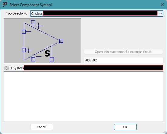 Component selector