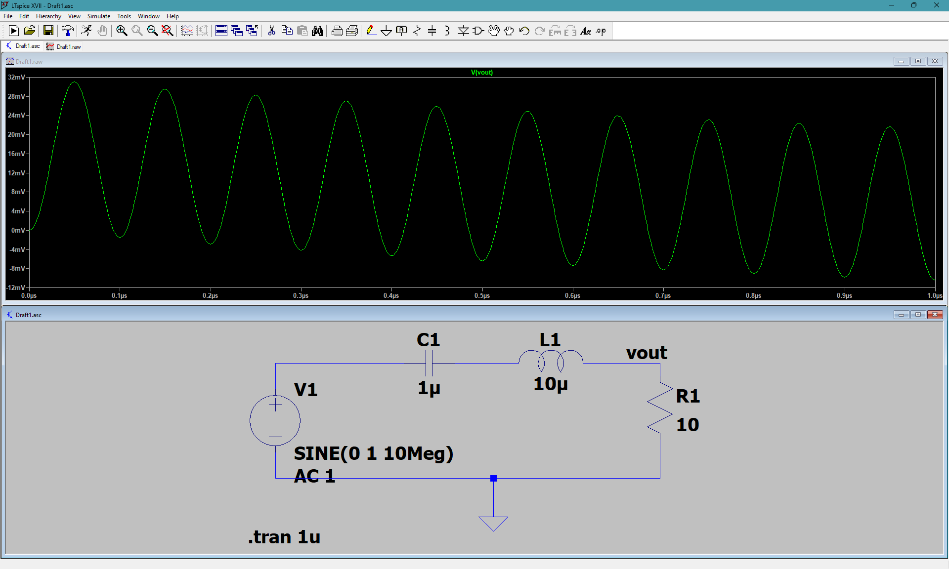 Transient example