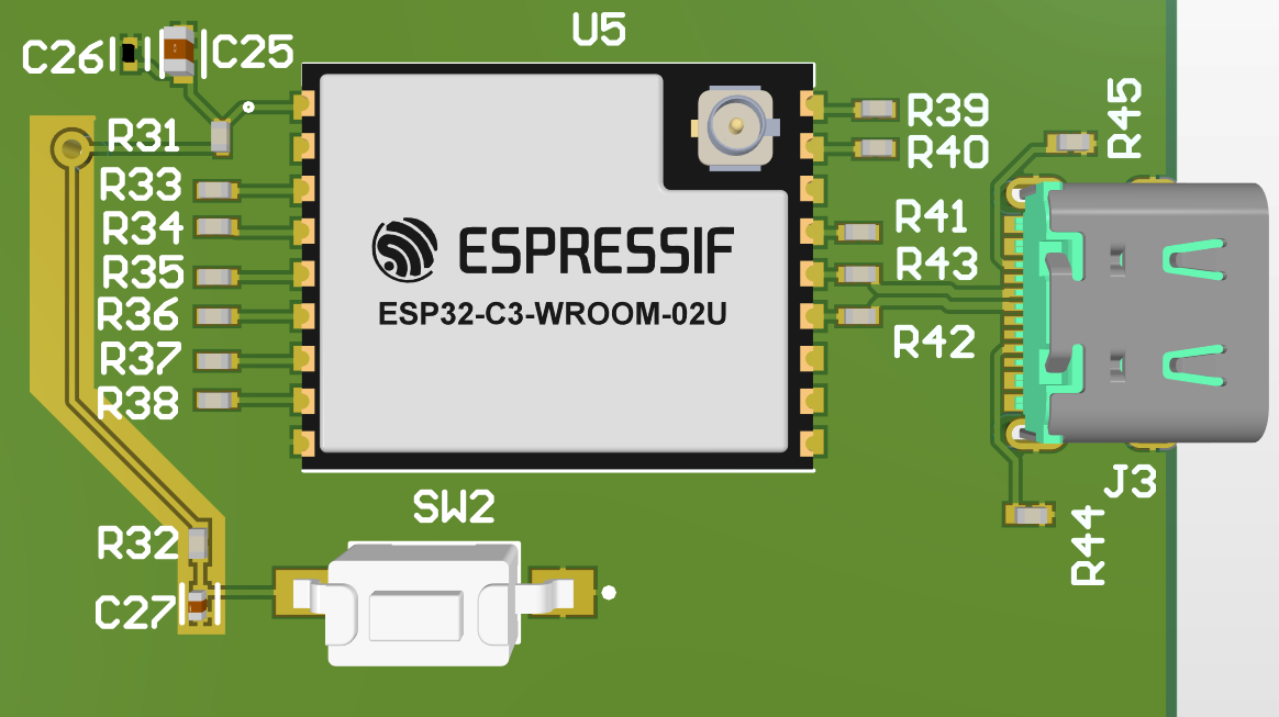 Soldermask Removed 3D view