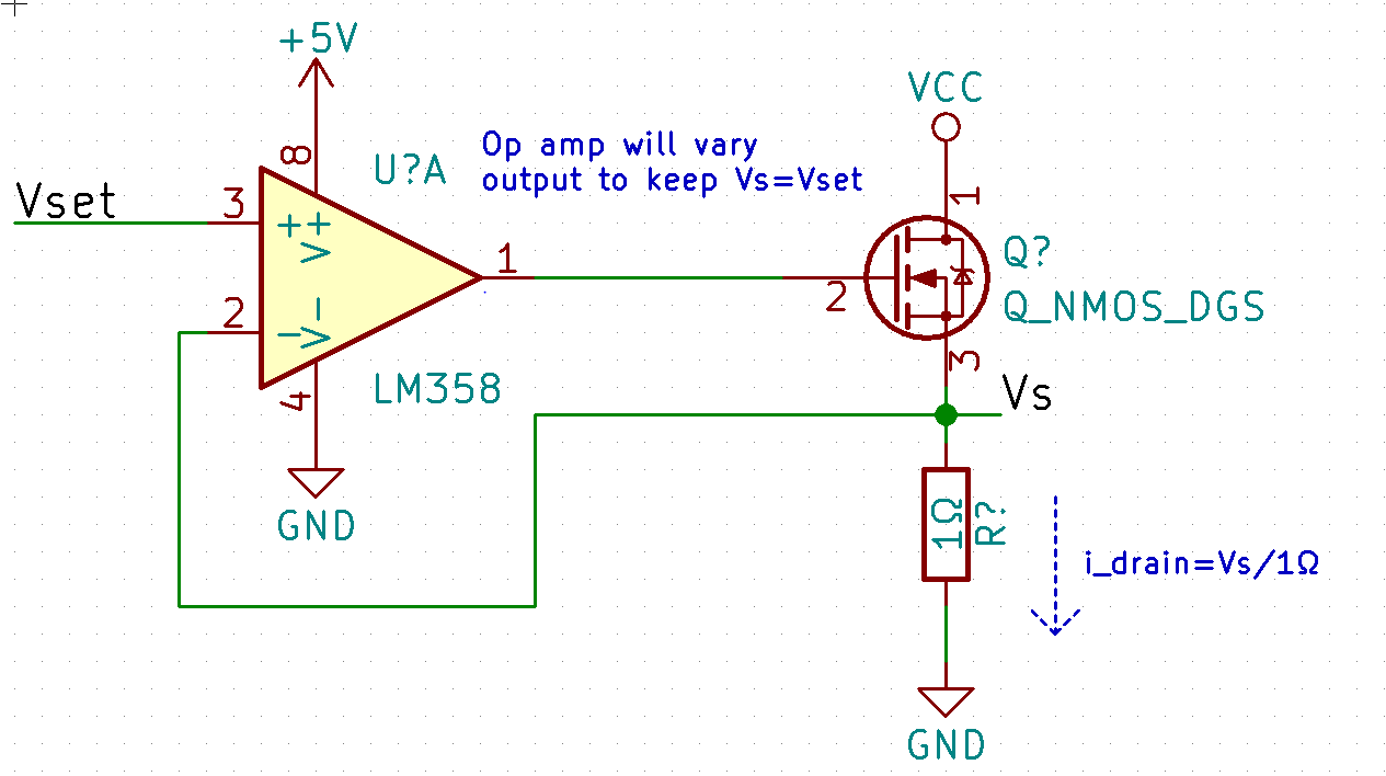 Constant Current Sink Schematic