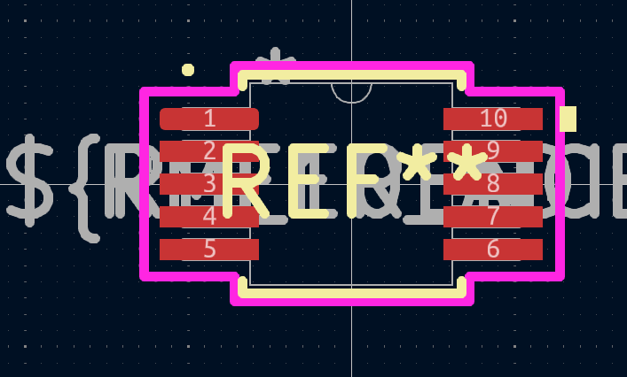 KiCad Footprint Import