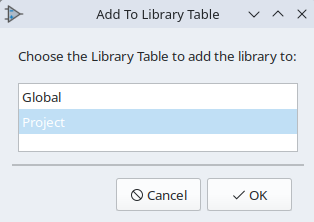 Create a project-specific library